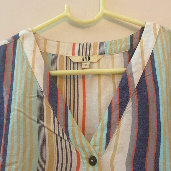 AND | Multicolour cotton full sleeve top - Picture 2 of 2